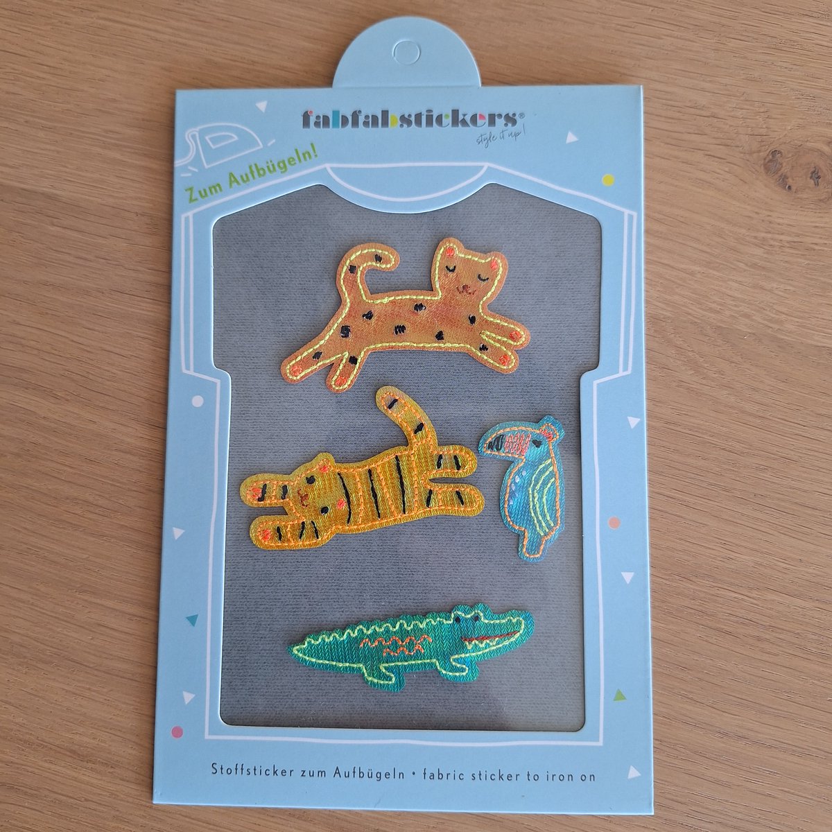 Strijkapplicaties jungle - Stofstickers - Patches