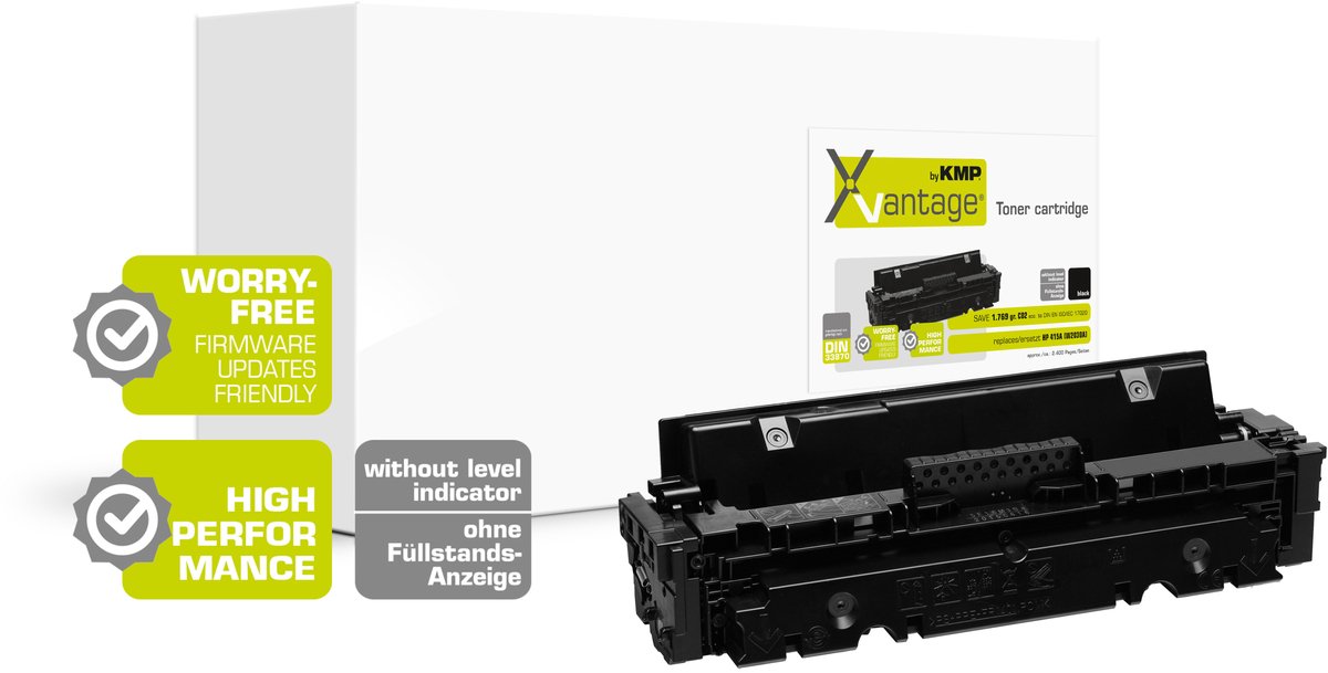 KMP 2554,0080 tonercartridge 1 stuk(s) Compatibel Zwart