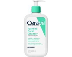 CeraVe Foaming Facial Cleanser for Normal to Oily Skin Reinigingsgel - normale tot vette huid - 355ml