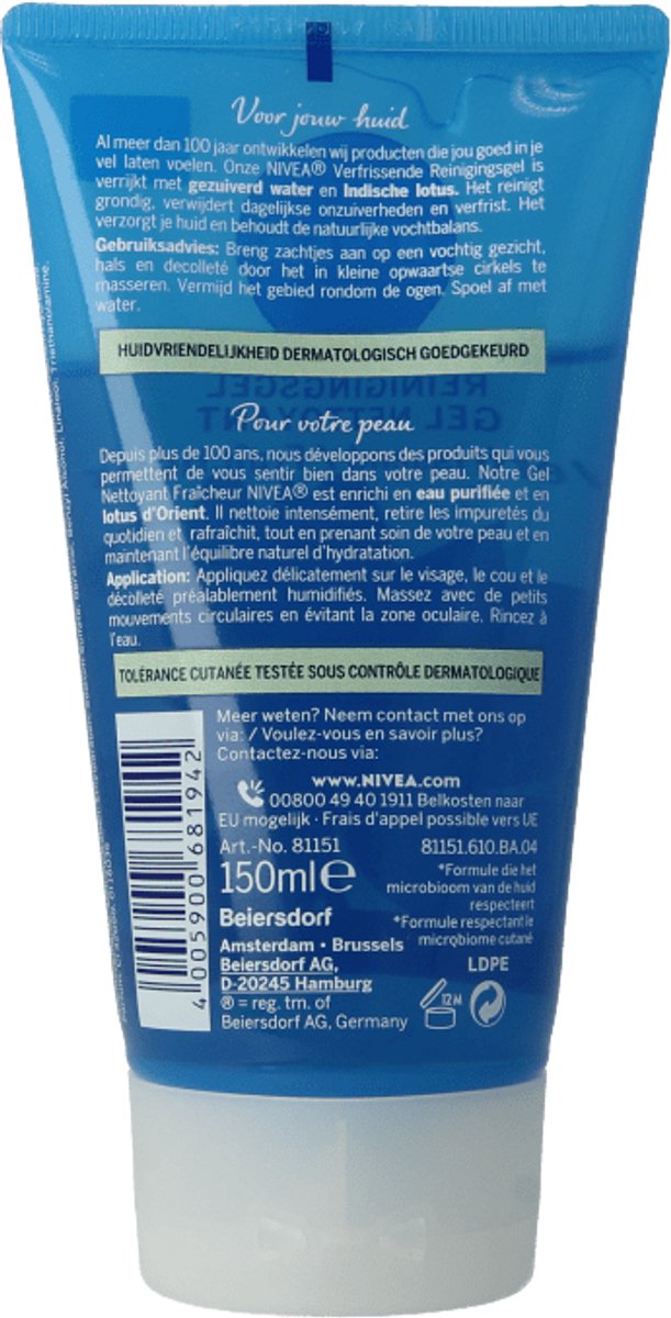 Beiersdorf AG NIVEA Essentials Verfrissende Reinigingsgel Normale Huid thumbnail 4