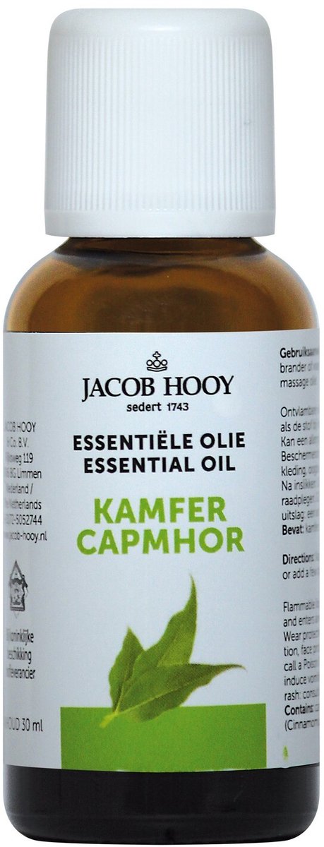 Goedkoopste Jacob Hooy Essentiële Olie Kamfer 30ML