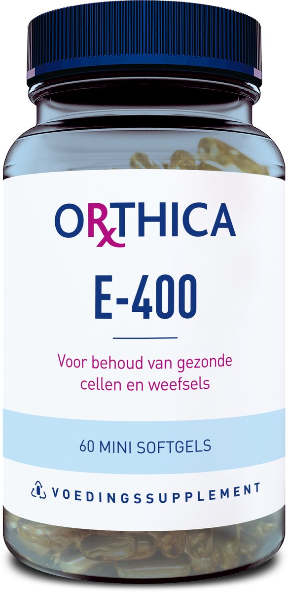 Goedkoopste Orthica E-400 - Vitamine E - 60 mini softgels