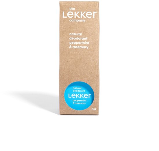 The lekker company deodorant -  Pepermunt en  Rozemarijn - 30 ML