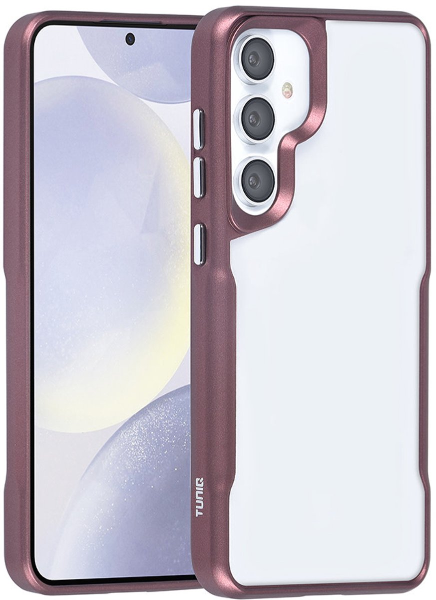 TUNIQ telefoonhoesje voor Samsung Galaxy S24 Plus - Siliconen backcover - Rood