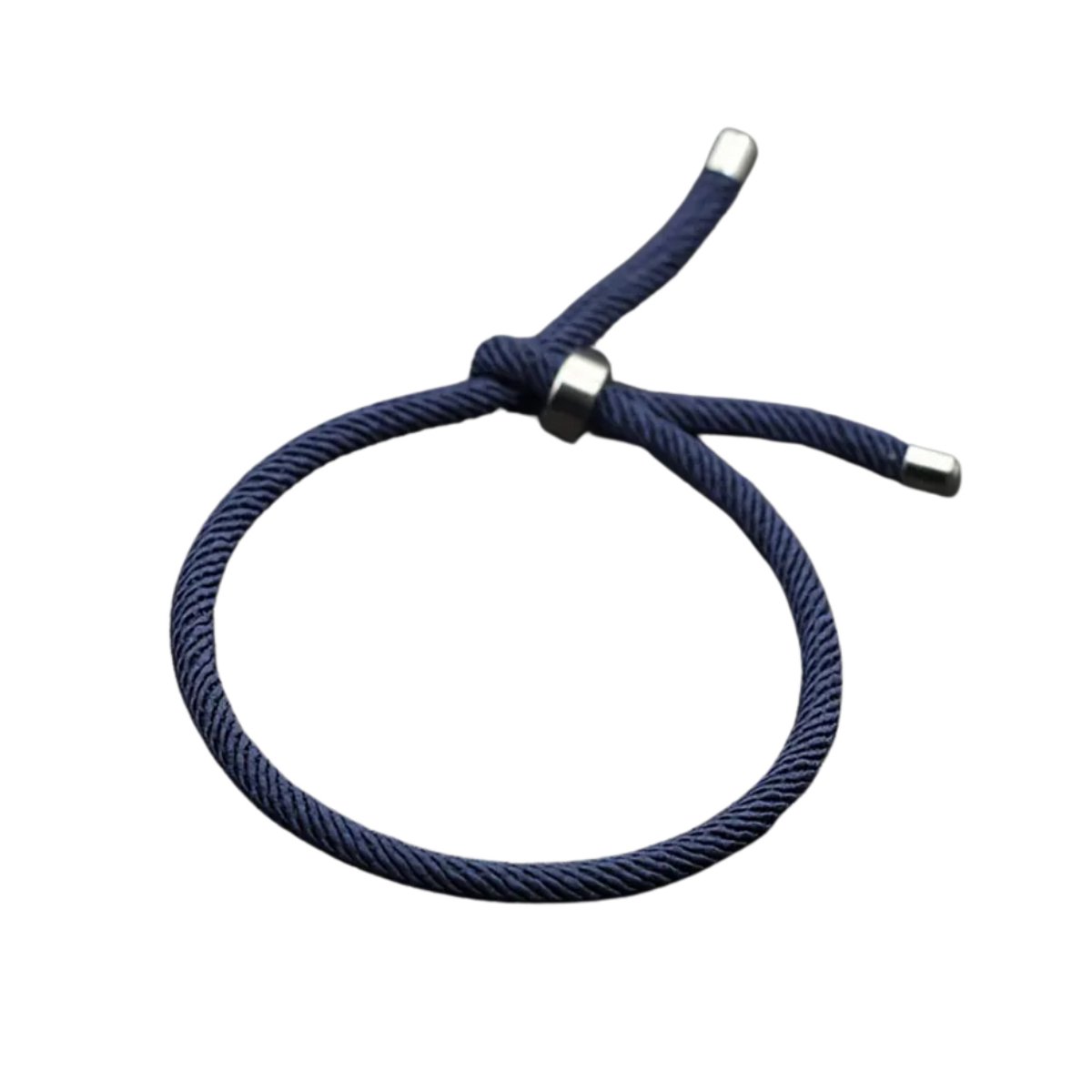 Livano Armband - Staal - Nep Zilver - Dames - Marineblauw