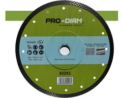 Pro-Diam Turbo Special Diamantschijf Ø 125 mm – Slijpschijf voor Keramiek, Tegel, Gres & Natuursteen – Droog Gebruik – Haakse Slijper