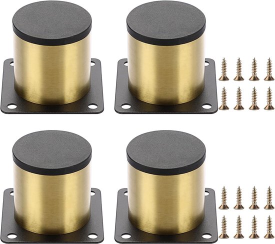 luvtree 3.2 inch ronde gouden roestvrijstalen pennenhouder/bureau