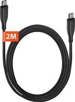 Xssive USB C naar USB C Kabel - Ondersteunt Super Fast en Quick Charge - Geschikt voor Android & Samsung Oplaadkabel - 2 Meter