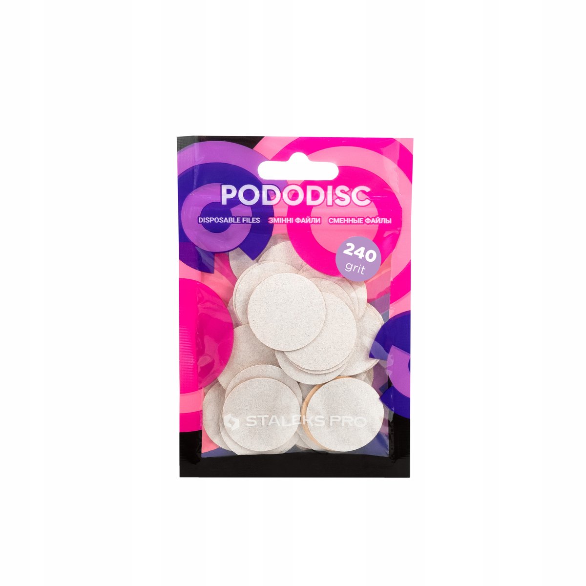 Staleks Pododisc Overlays L 240 korrel 50 stuks