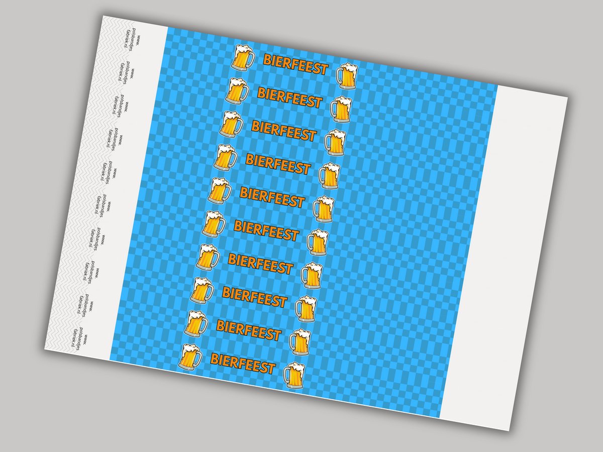 Tyvek Polsbandjes | Bierfeest | 500 Stuks | VanDerEng | Voor Feesten, Festivals en Toegangscontrole