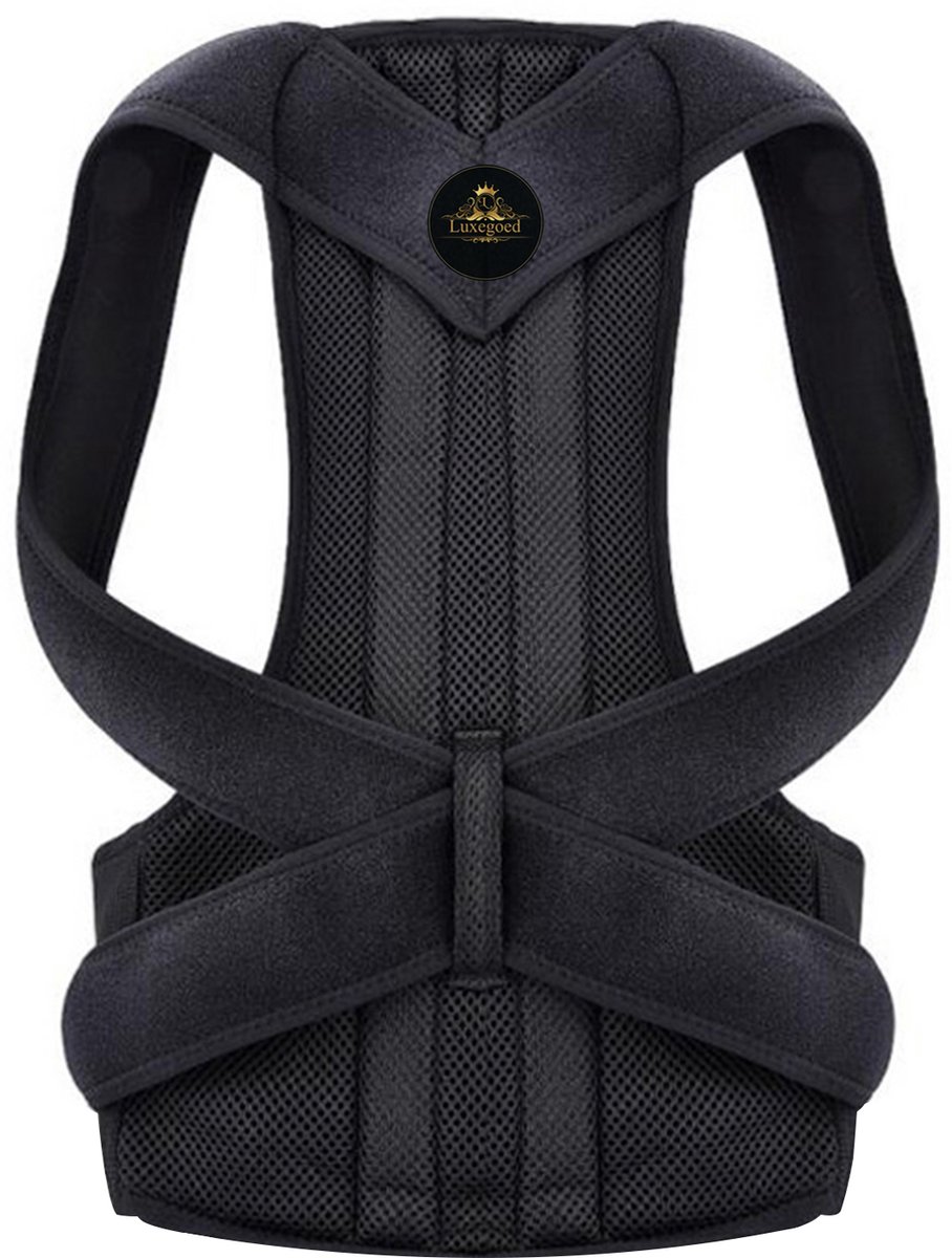 Luxegoed ®Rug- schouders & Nek | Postuur Corrector | Rugbrace | Schouder Corrector | Rug corrector | Posture corrector | Verstelbaar | Unisex | M op Prijzenvolger.com