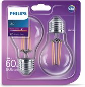 Philips LED-lampen Classic 6 W 806 lumen 2 st 929001237271