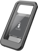 imoshion Support de téléphone pour vélo avec Powerbank 5 000 mAh - Support de téléphone portable - Rotation à 360 degrés - Support de téléphone étanche - Accessoires de vêtements pour bébé de vélo - Zwart