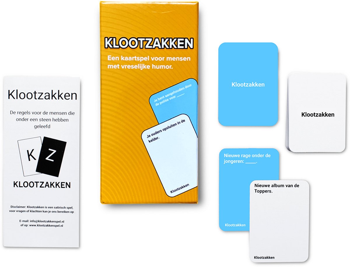 Klootzakken - Nederlands Kaartspel - Partyspel - Familiespel - Gezelschapsspel — afbeelding 6