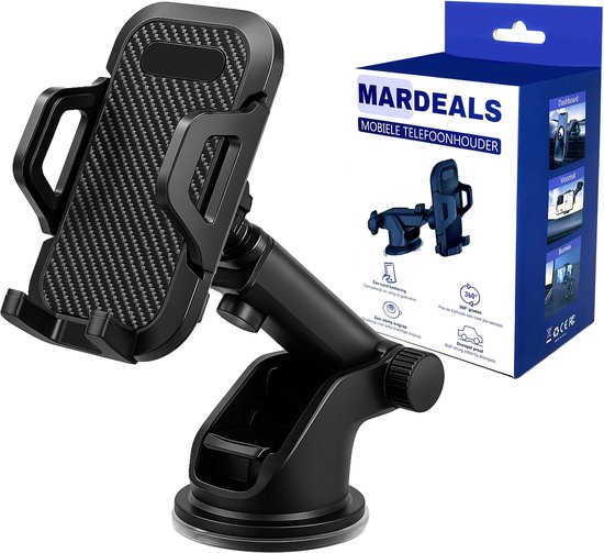 Mardeals Telefoonhouders Auto Zuignap - Extra Sterk - Dashboard - Raam - Bureau - GSM Houder - Auto Accessoires