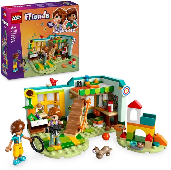 Kit de construction de la salle d'automne LEGO Friends avec Jouets créatifs pour Filles - 42646