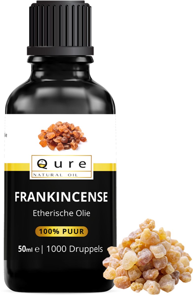 Frankincense Olie 50ml | Etherische Wierookolie van Therapeutische Kwaliteit | Biologisch | 100% Puur & Onbewerkt | Aromatherapie | Essential Frankincense Oil