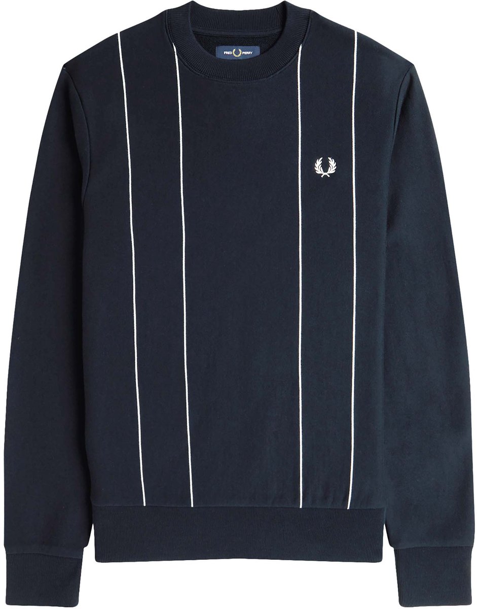 Fredperry Pinstripe Sweatshirt - Fashion Wear - Volwassen