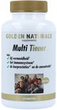 Fles van 60 tabletten Multi Tiener met een afbeelding van 7 lachende tieners.