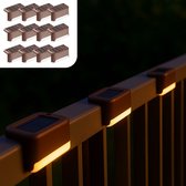LED Wandlampjes op Zonne Energie - 16 Stuks - Solar Tuinverlichting - Tuinverlichting op Zonne Energie - Tuinverlichting - Tuinverlichting op Zonneenergie - Buitenlamp - Buitenverlichting Wandlamp