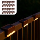 LED Wandlampjes op Zonne Energie - 24 Stuks - Solar Tuinverlichting - Tuinverlichting op Zonne Energie - Tuinverlichting - Tuinverlichting op Zonneenergie - Buitenlamp - Buitenverlichting Wandlamp