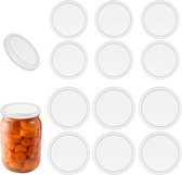 Lot De 12 Pots De Yaourt En Verre Avec Couvercles Étanches