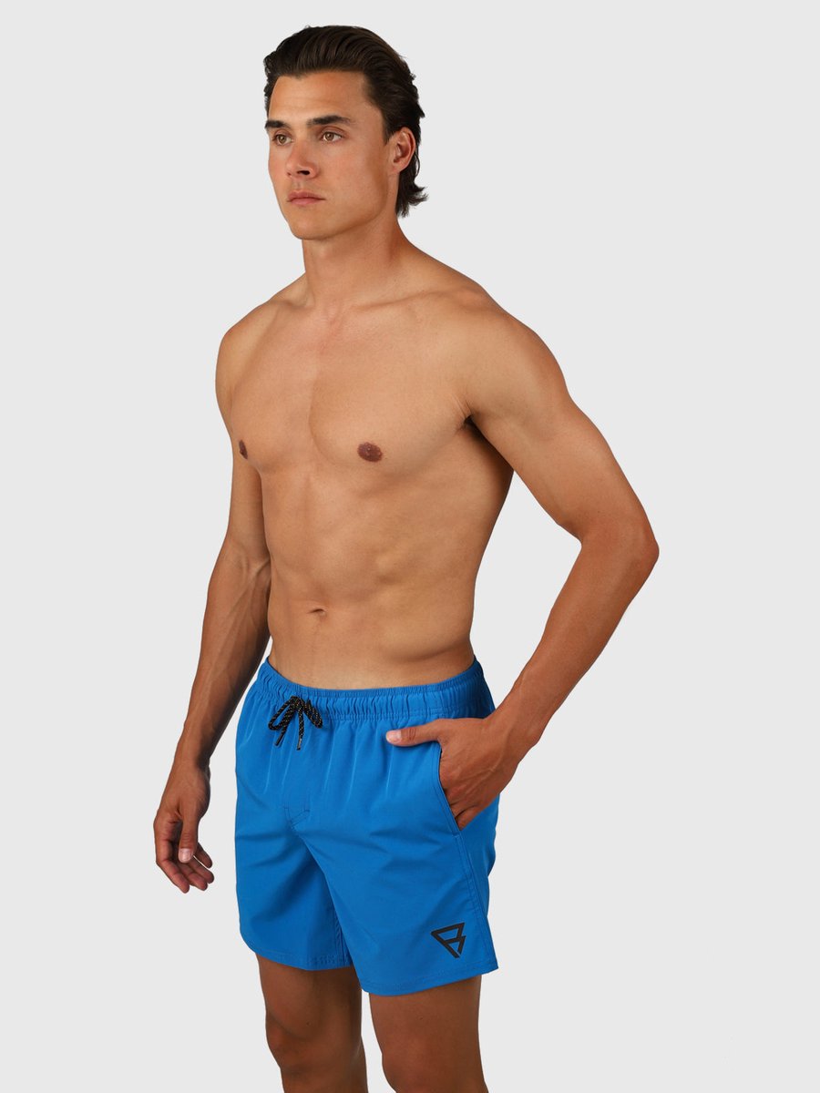 Brunotti Bru - conic Zwembroek Heren - Zwemshort met 4 - Way Stretch - Neon Blue — afbeelding 3