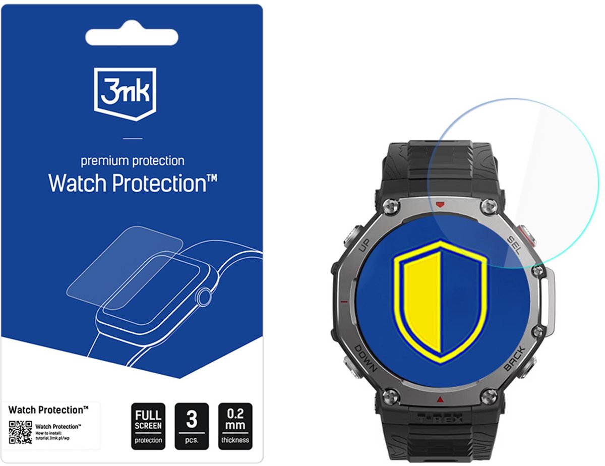 3Mk Flexibleglass Beschermingsglas Voor Amazfit T-Rex 3 Schermbescherming
