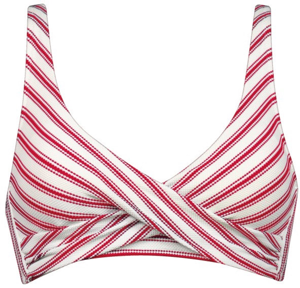 Watercult - Seaside Splash Bralette Bikini Top - maat 38C - Wit/Roze/Rood
