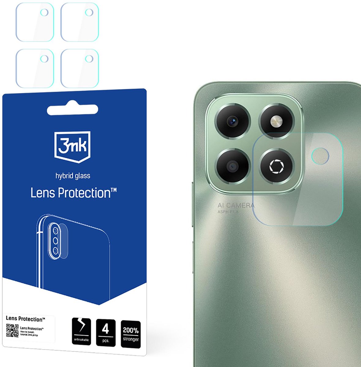 Honor X6B - 3mk lensbescherming