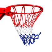 Basketbalnet - Weerbestendig net - Zware kwaliteit - Voor binnen & buiten gebruik - Anti-klit technologie - Wit - 21 inch - 1 stuk