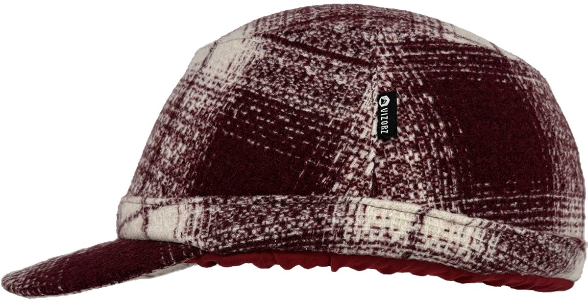 Vizorz SwitchCap Cover - Woolly cherry cap