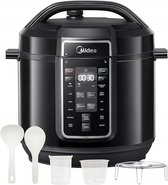 Bol.com Midea Snelkookpan - Presure cooker - MY-CS6037WP - 13 programma' s - 6 L inhoud - 9 beveiligingslagen aanbieding