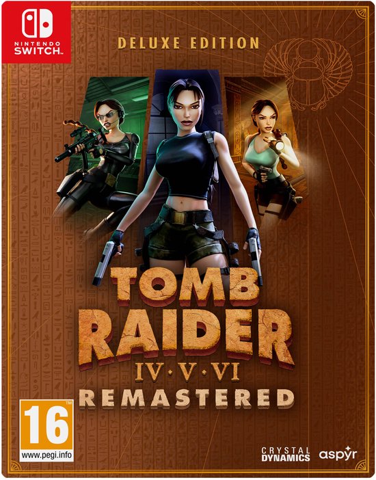 Tomb Raider IV-VI Remastered Starring Lara Croft: Deluxe Edition - Nintendo Switch