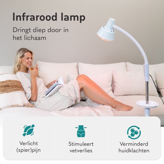 Infrarood lamp rood licht lamp warmtelamp 150 W met timer