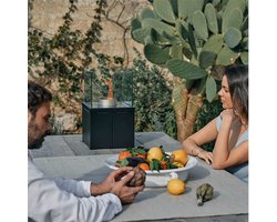 Green Flame BPH-Q Outdoor Table Heater - 26x26x47cm - Zwart - Tafelmodel Terrasverwarmer / Tuinhaard voor Buiten