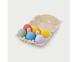 SiliSoft® Sensorische Eieren (Regenboog)
