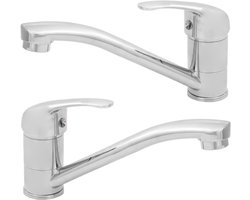 Invena Mitris - Keukenkraan - Chroom - Obrotowa Wylewka - Waterbesparend Perlator