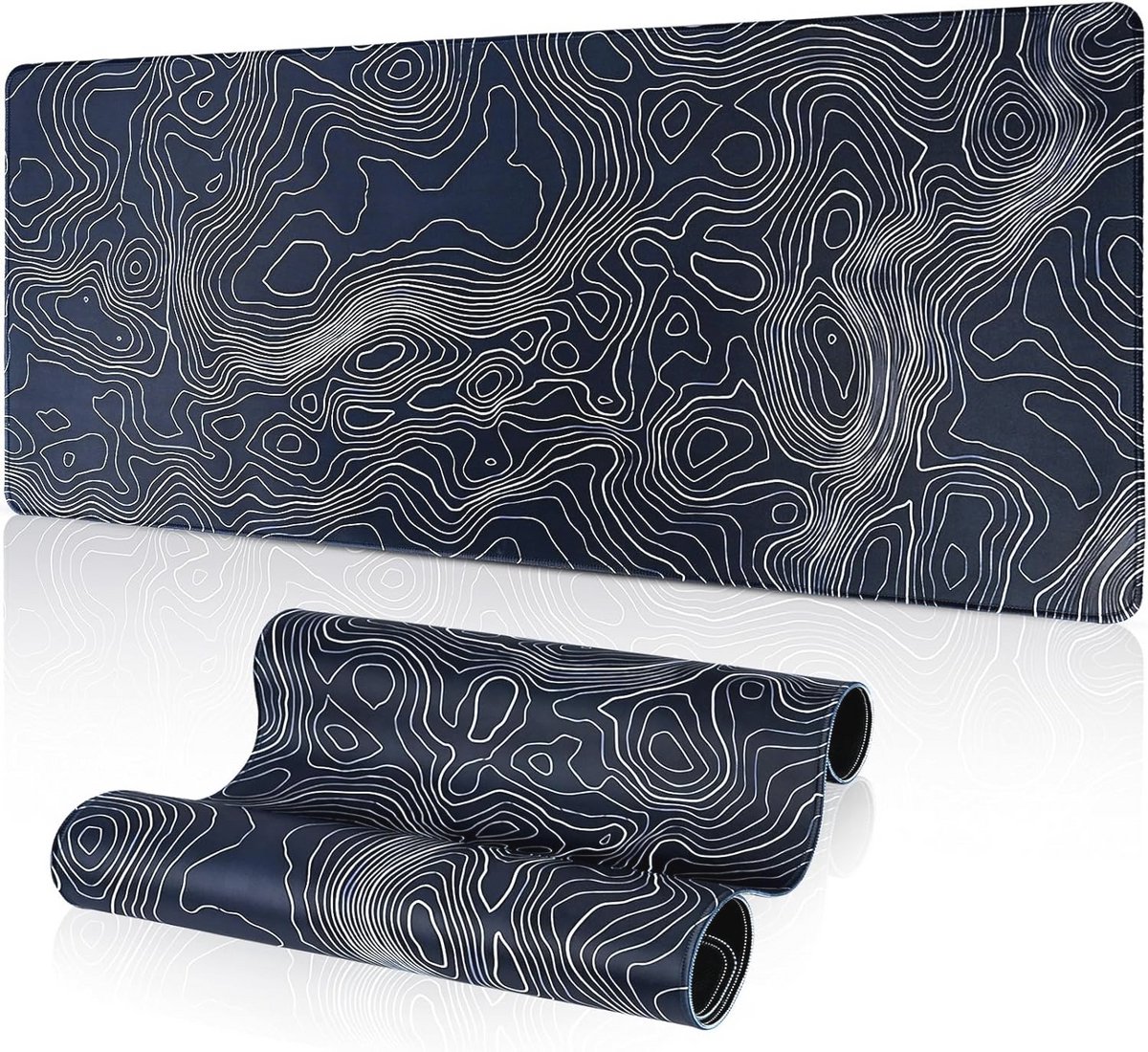 Grote Gaming-muismat 80 x 30 cm met Antislipbasis - XL Bureauonderlegger voor Thuis en Kantoor