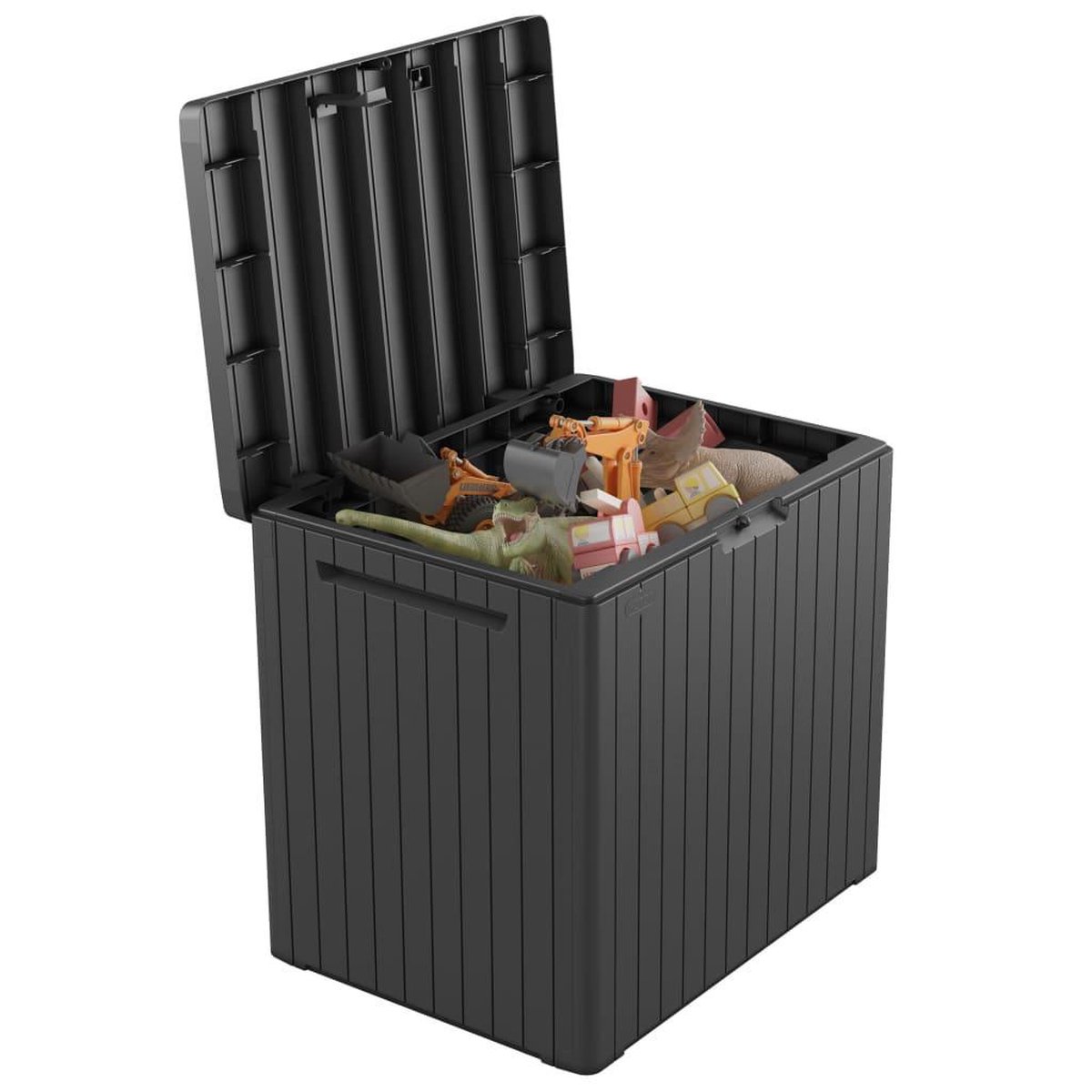 Keter City Opbergbox - 113L - 57.8x44x54.8 cm - Antraciet