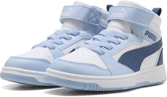PUMA Puma Rebound V6 Mid AC+ PS Unisex Sneakers - PUMA White-Dark Indigo-Haute Tropic
