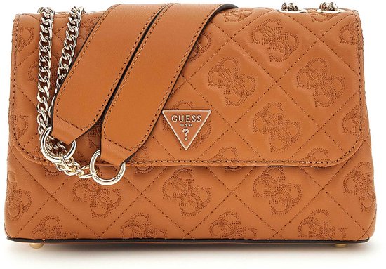 Guess Eco Rianee Convertible Crossbody Flap in White