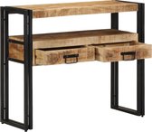 Wandtafel 110x30x76 cm massief mangohout