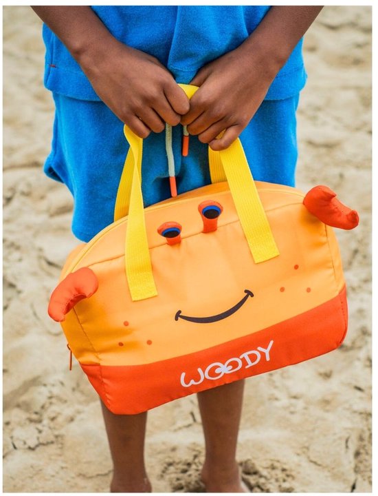WOODY Koeltas - Hermietkreeft - 26x14x17 cm - Oranje - Lunchtas voor kinderen van WOODY — afbeelding 2