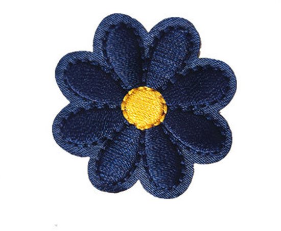 Lot de 36 écussons Set Somstyle - Vêtements Fleurs et abeilles - Application sur tissu - Multicolore