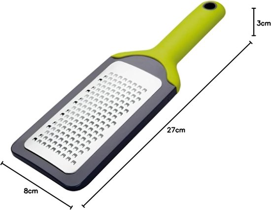 KitchenAid Kaasrasp, Blokrasp, 16,5 x 13 x 26 cm, Roestvrij Staal - Zwart En Zilver
