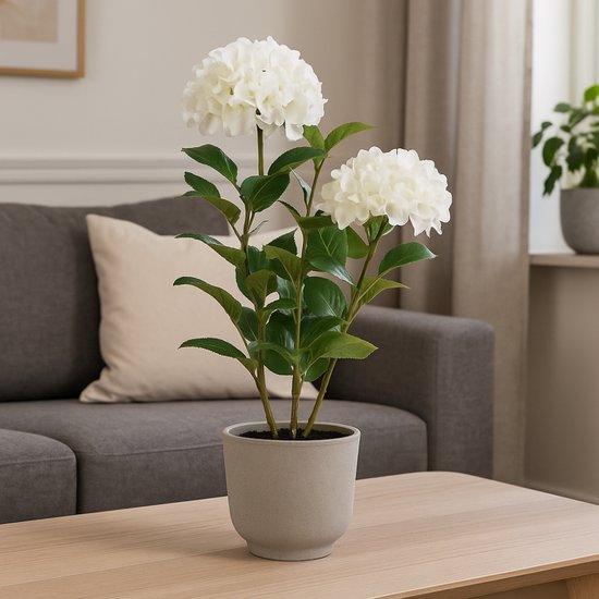 Plantes artificielles - plante artificielle - fleurs artificielles - hortensia - plantes - plante artificielle - plantes artificielles pour l'intérieur - plante artificielle en pot - plant artificielle - fausses plantes –