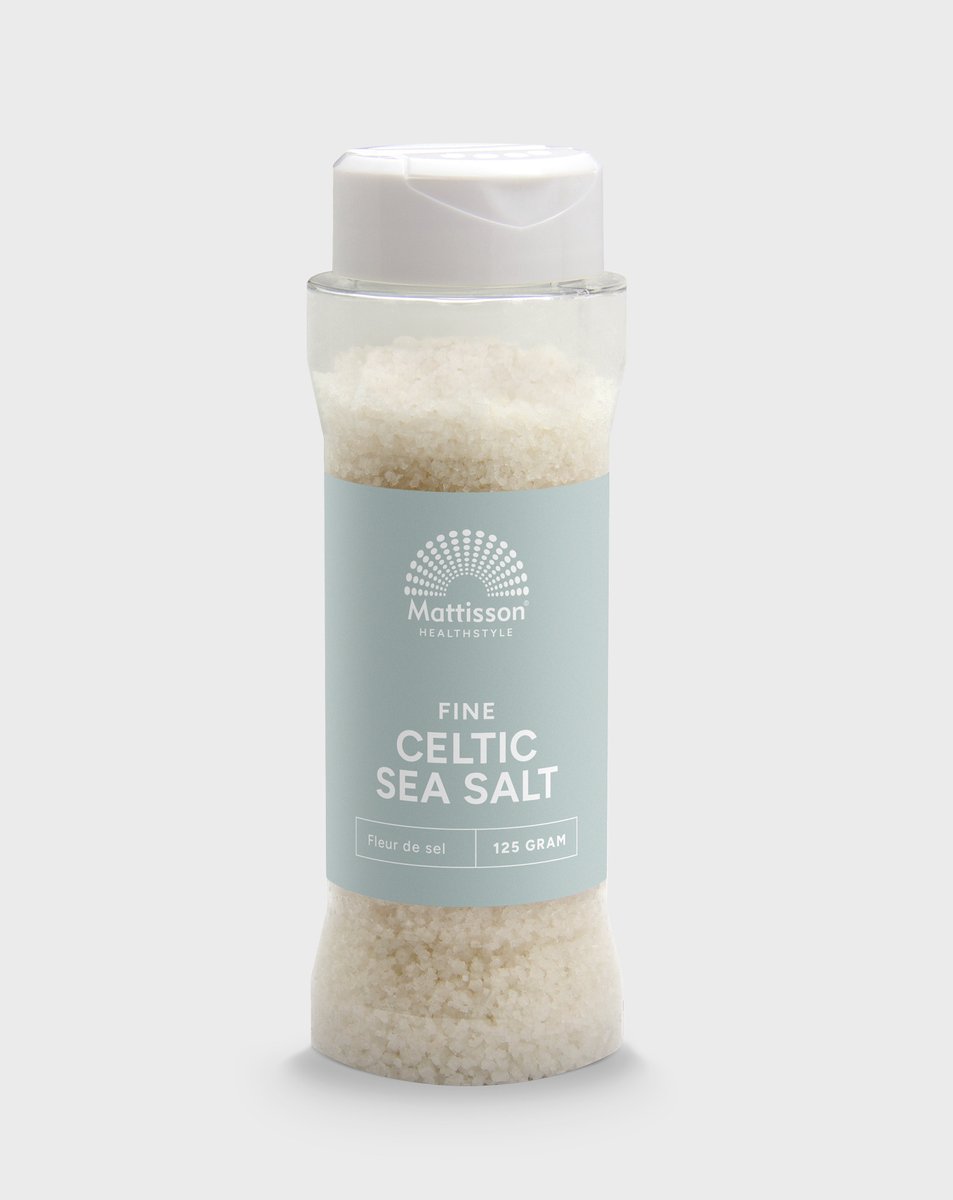 Goedkoopste Mattisson - Keltisch Zeezout fijn - Celtic Sea Salt - Strooibus 125 Gram
