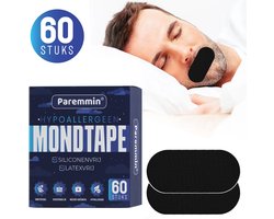 Hypoallergeen Mondtape 60 Stuks - Extra Comfortabel - Mond Tape - Anti Snurk - Mouth tape - Stevige Plakstrip – Slaaptape – Myotape - Mondpleisters