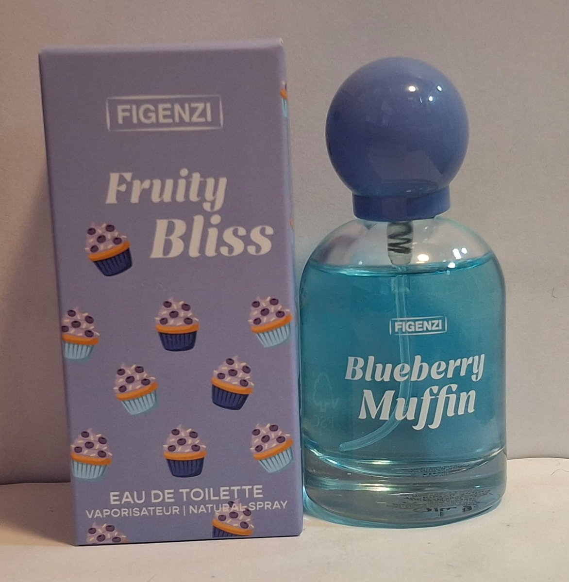 Figenzi - Fruity Bliss - Eau de Toilette - For Women - Blueberry Muffin Geur - 35ml